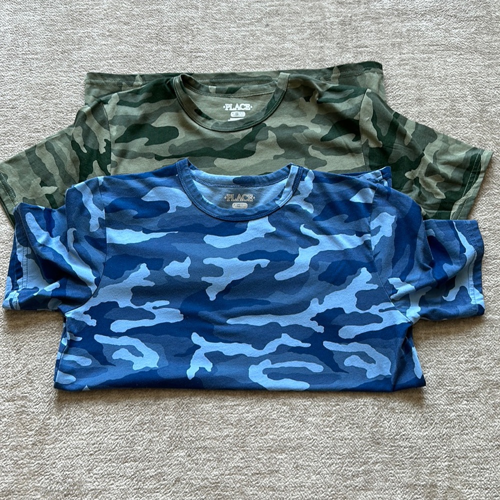 2 New Children's Place size L 10/12 kids shirts